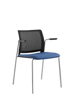 Кресло LD SEATING TREND 535-N4, BR для посетителей, на ножках