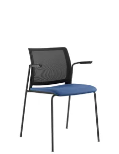 Кресло LD SEATING TREND 535-N1, BR для посетителей, на ножках