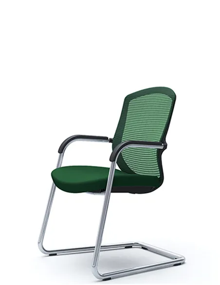 Кресло Okamura Contessa Guest chair Polished для посетителей, на полозьях