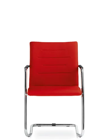Кресло LD SEATING OSLO 225-Z-N4 для посетителей, на полозьях