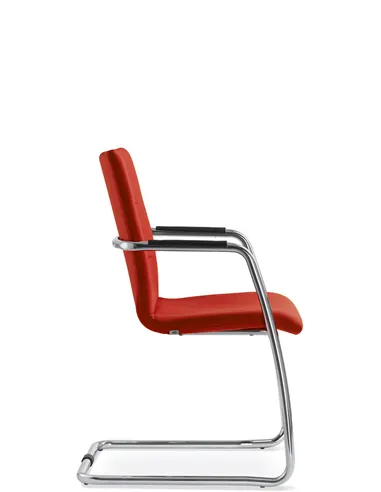 Кресло LD SEATING OSLO 225-Z-N4 для посетителей, на полозьях