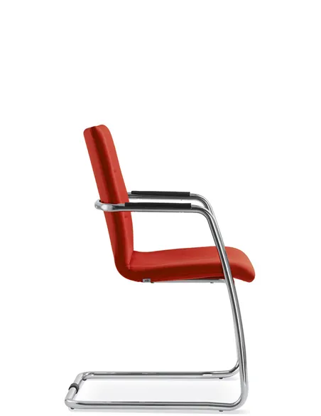 Кресло LD SEATING OSLO 225-Z-N4 для посетителей, на полозьях