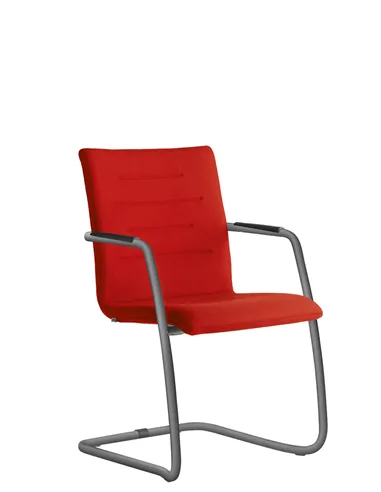 Кресло LD SEATING OSLO 225-Z-N2 для посетителей, на полозьях