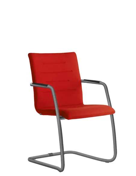 Кресло LD SEATING OSLO 225-Z-N2 для посетителей, на полозьях