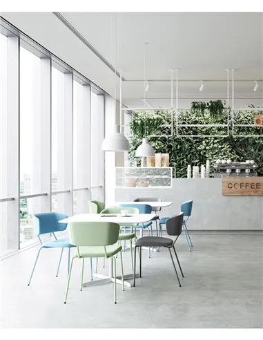 Кресло LD SEATING FLEXI CHAIR 120-N1 для посетителей, на ножках
