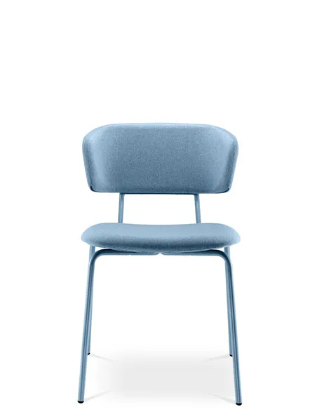 Кресло LD SEATING FLEXI CHAIR 120-NC-BLUE для посетителей, на ножках
