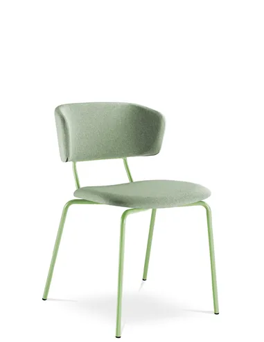 Кресло LD SEATING FLEXI CHAIR 120-NC-GREEN для посетителей, на ножках