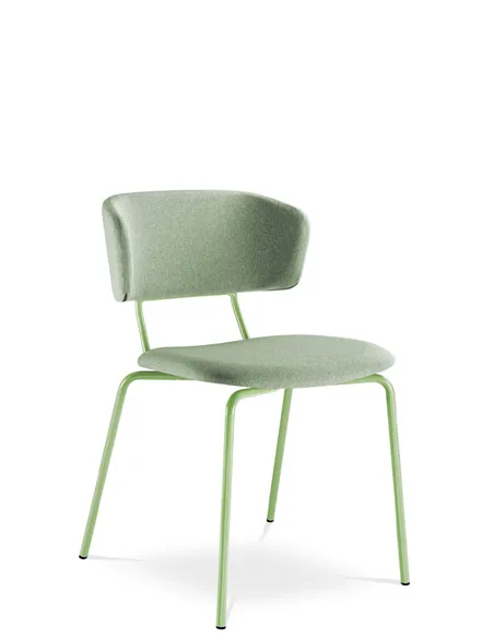 Кресло LD SEATING FLEXI CHAIR 120-NC-GREEN для посетителей, на ножках