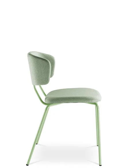 Кресло LD SEATING FLEXI CHAIR 120-NC-GREEN для посетителей, на ножках