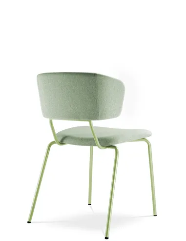 Кресло LD SEATING FLEXI CHAIR 120-NC-GREEN для посетителей, на ножках