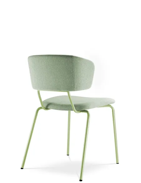 Кресло LD SEATING FLEXI CHAIR 120-NC-GREEN для посетителей, на ножках