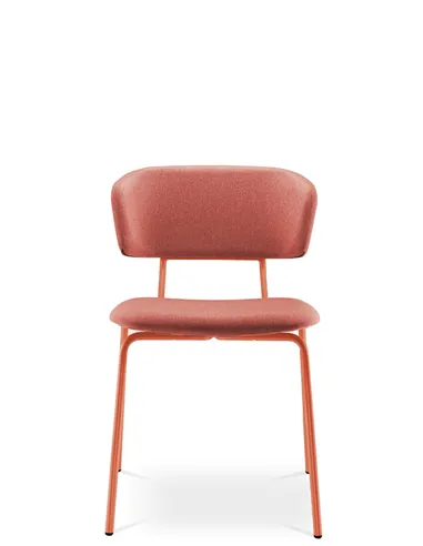 Кресло LD SEATING FLEXI CHAIR 120-NC-RED для посетителей, на ножках