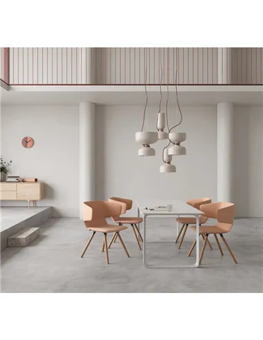 Конференц-кресло LD SEATING FLEXI P FP-D на ножках