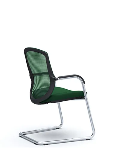 Кресло Okamura Contessa Guest chair Polished для посетителей, на полозьях