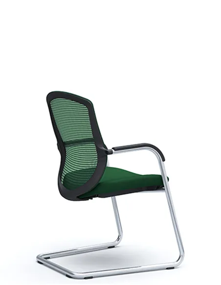 Кресло Okamura Contessa Guest chair Polished для посетителей, на полозьях