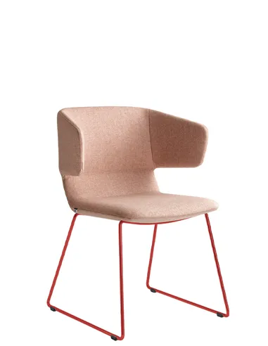 Конференц-кресло LD SEATING FLEXI P FP-Q-NC на полозьях