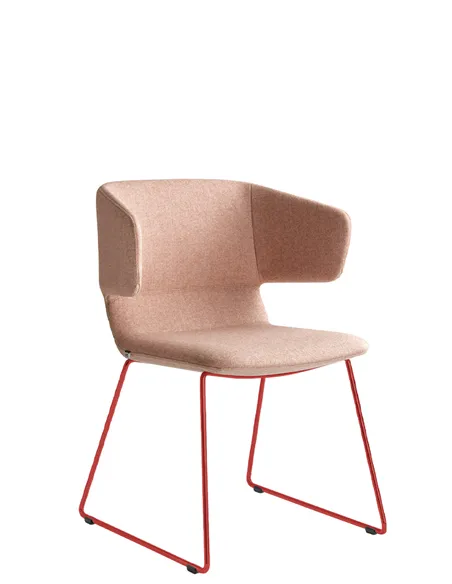 Конференц-кресло LD SEATING FLEXI P FP-Q-NC на полозьях