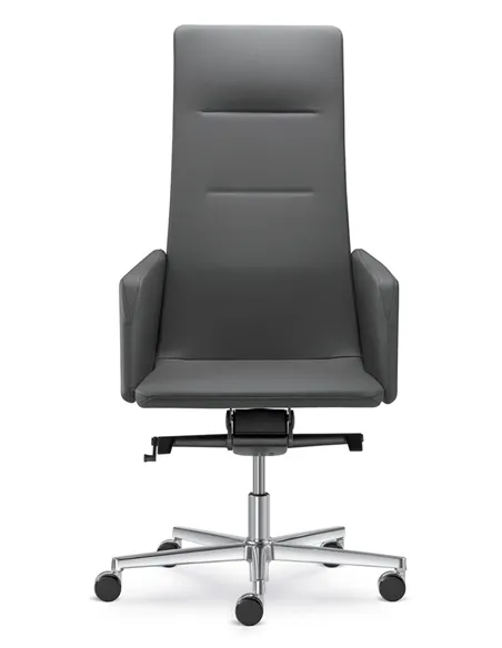 Кресло LD SEATING HARMONY 830-H кожаное, с высокой спинкой