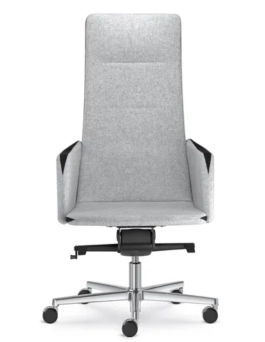 Кресло LD SEATING HARMONY 830-H кожаное, с высокой спинкой