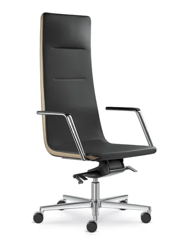 Кресло LD SEATING HARMONY 820-H кожаное, с высокой спинкой