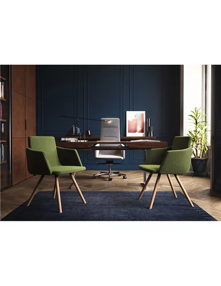 Крісло LD SEATING HARMONY 835-D для відвідувачів, на ніжках