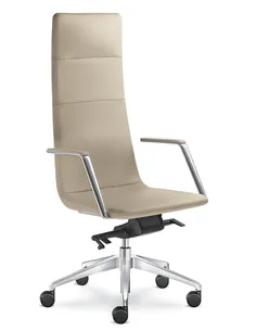 Кресло LD SEATING HARMONY PURE 850-H, F80-N6 кожаное, с высокой спинкой