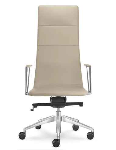 Кресло LD SEATING HARMONY PURE 850-H, F80-N6 кожаное, с высокой спинкой