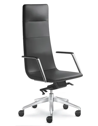 Кресло LD SEATING HARMONY PURE 850-H, F80-N6 кожаное, с высокой спинкой