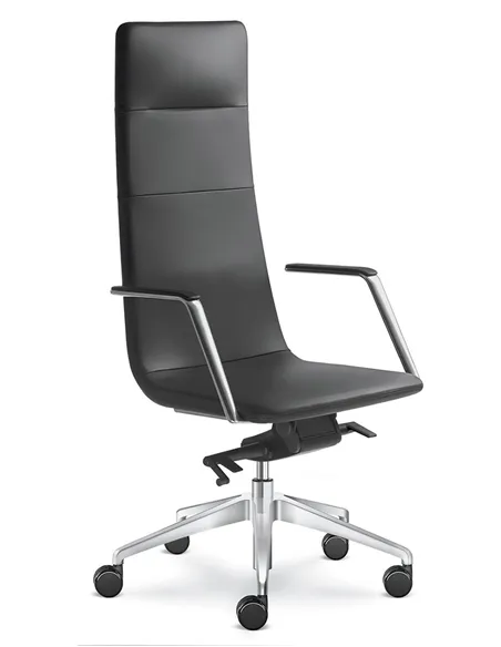 Кресло LD SEATING HARMONY PURE 850-H, F80-N6 кожаное, с высокой спинкой