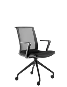 Кресло LD SEATING LYRA NET 203, F95-BL для посетителей
