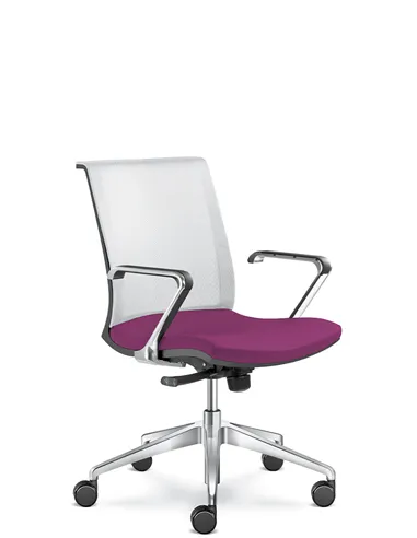 Крісло LD SEATING LYRA NET 203, F80-N6 для відвідувачів