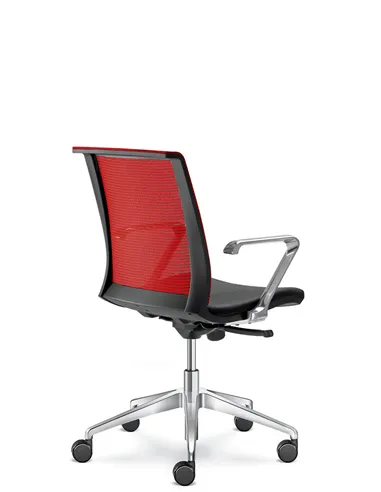 Крісло LD SEATING LYRA NET 203, F80-N6 для відвідувачів
