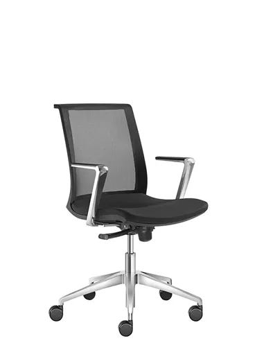 Крісло LD SEATING LYRA NET 203, F80-N6 для відвідувачів