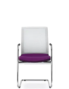 Кресло LD SEATING LYRA NET 203-Z-N4 для посетителей, на полозьях 2