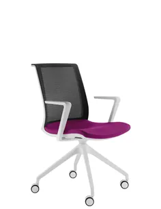 Кресло LD SEATING LYRA NET 213, F95-WH для посетителей