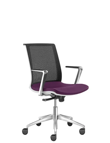 Крісло LD SEATING LYRA NET 213, F80-N6 для відвідувачів