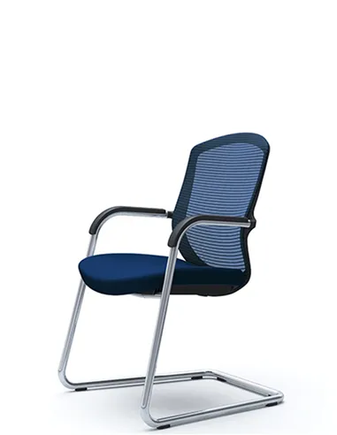 Кресло Okamura Contessa Guest chair Polished для посетителей, на полозьях