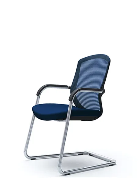 Кресло Okamura Contessa Guest chair Polished для посетителей, на полозьях