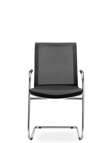 Крісло LD SEATING LYRA NET 213-Z-N4 для відвідувачів, на полозах