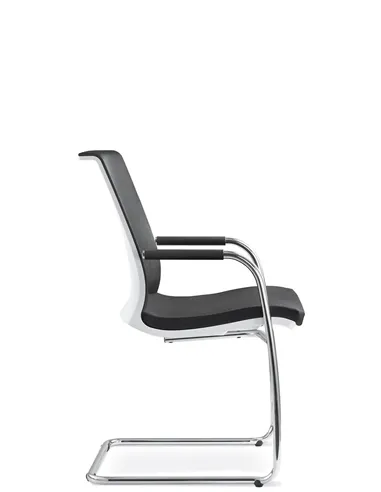 Крісло LD SEATING LYRA NET 213-Z-N4 для відвідувачів, на полозах
