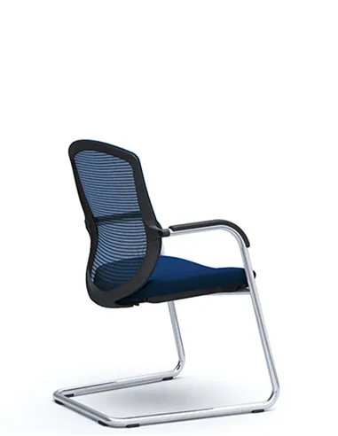 Кресло Okamura Contessa Guest chair Polished для посетителей, на полозьях