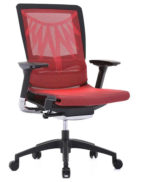 Кресло COMFORT SEATING POISE (PS-AB-LAM) эргономичное, красная сетка