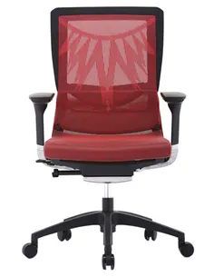 Кресло COMFORT SEATING POISE (PS-AB-LAM) эргономичное, красная сетка 2