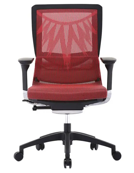 Кресло COMFORT SEATING POISE (PS-AB-LAM) эргономичное, красная сетка