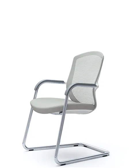 Кресло Okamura Contessa Guest chair Polished для посетителей, на полозьях