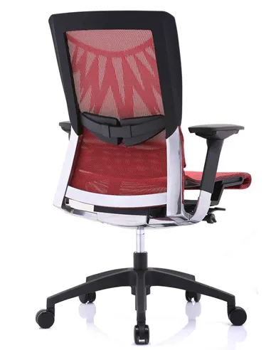 Кресло COMFORT SEATING POISE (PS-AB-LAM) эргономичное, красная сетка
