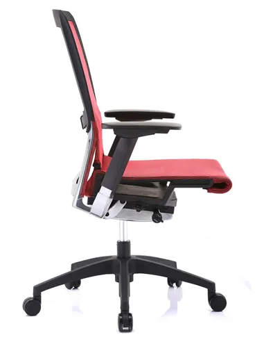 Кресло COMFORT SEATING POISE (PS-AB-LAM) эргономичное, красная сетка