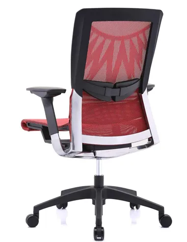 Кресло COMFORT SEATING POISE (PS-AB-LAM) эргономичное, красная сетка