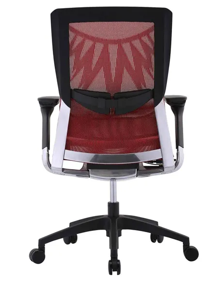 Кресло COMFORT SEATING POISE (PS-AB-LAM) эргономичное, красная сетка