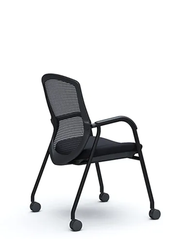 Крісло Okamura Contessa Guest chair Black для відвідувачів, на ніжках